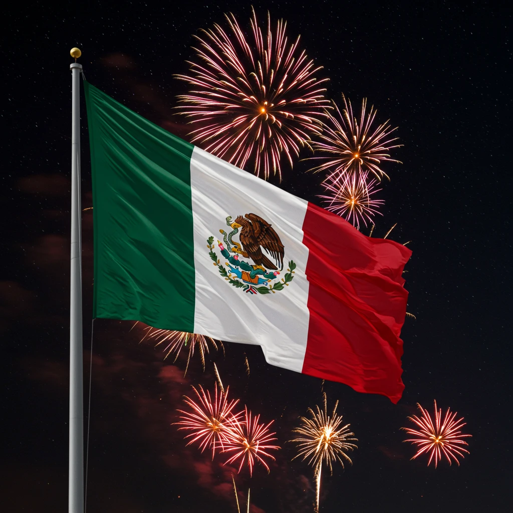 bandera de mexico imagen