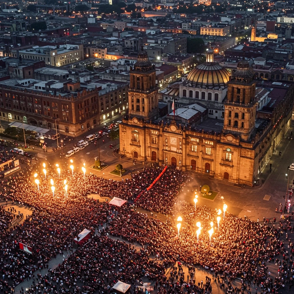 imagen del zocalo de mexico