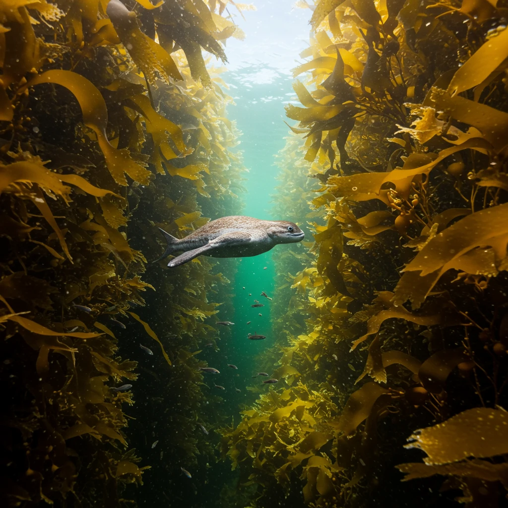 bosque submarino imagen