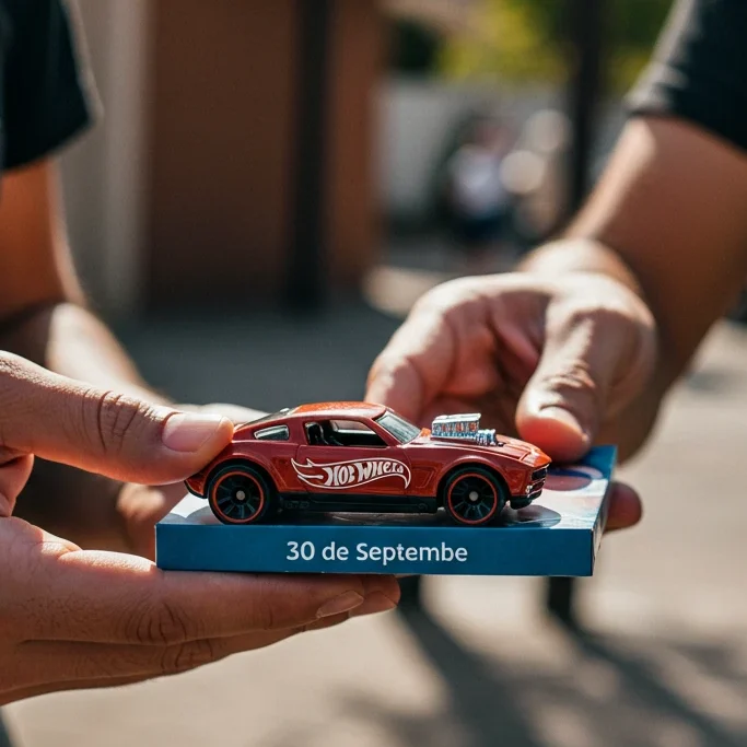30 de Septiembre regalar hot wheels imagen