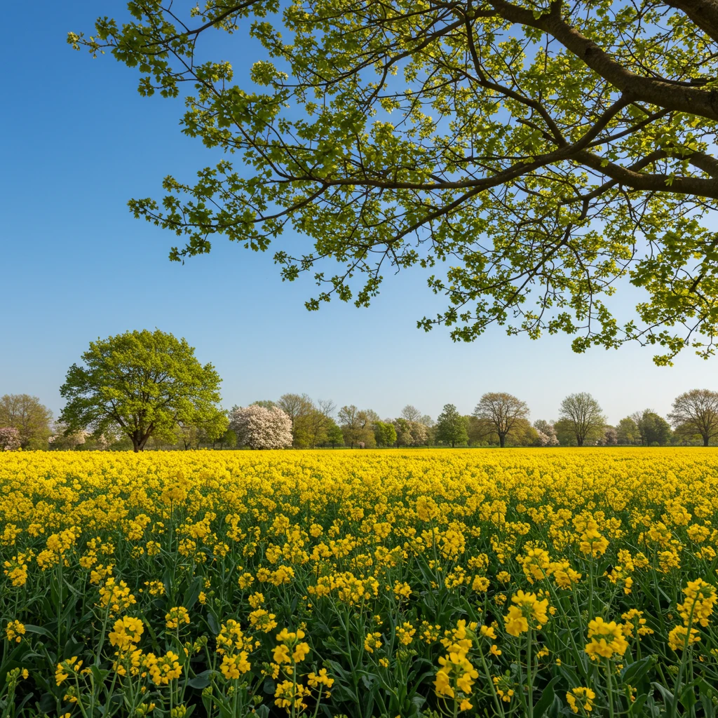 campo de flores amarillas imgen