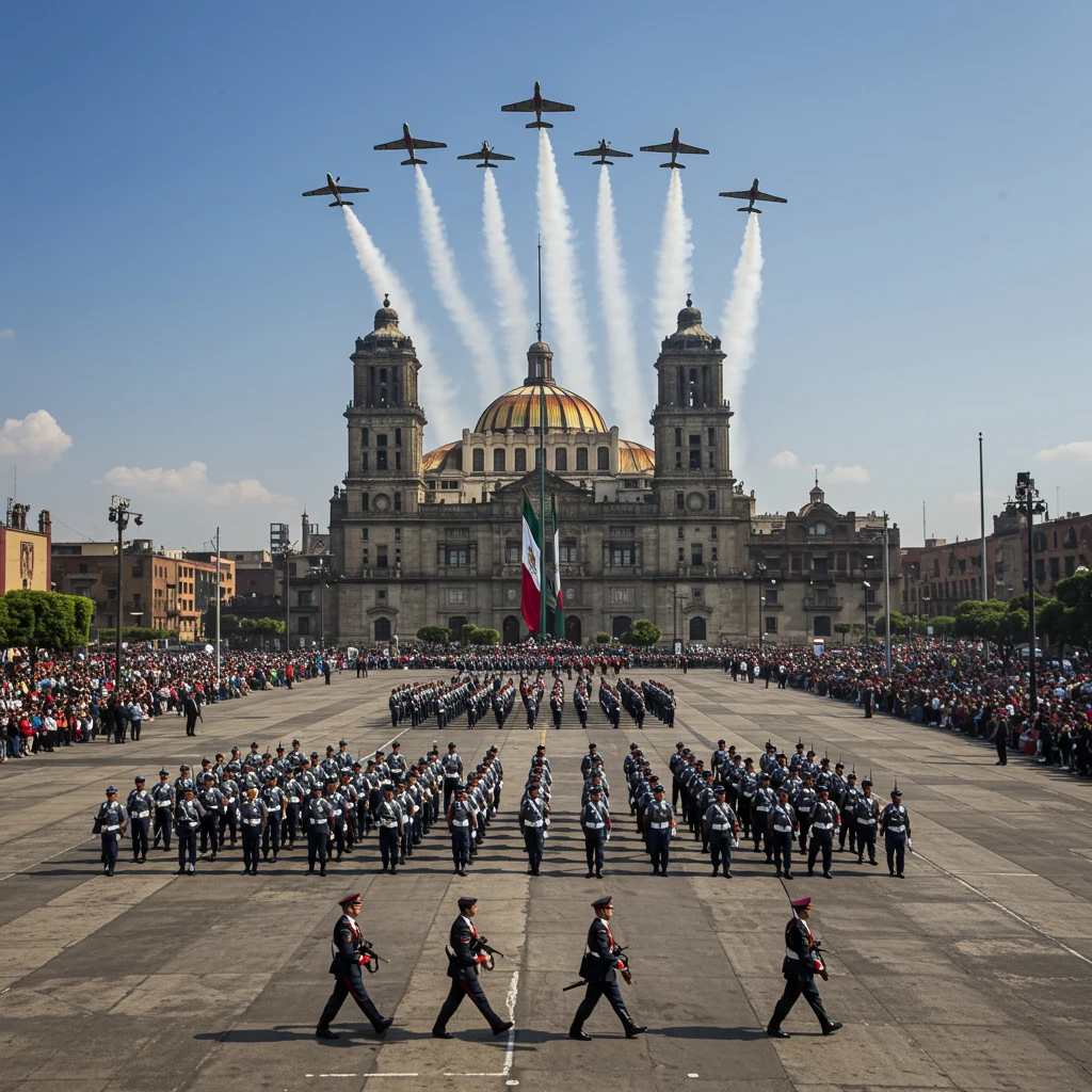 Desfiles del dia 16 de independencia mexicana imagen