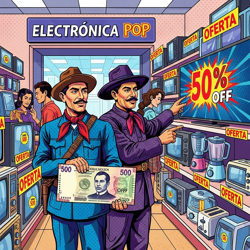 imagen de dinero en tienda electronica